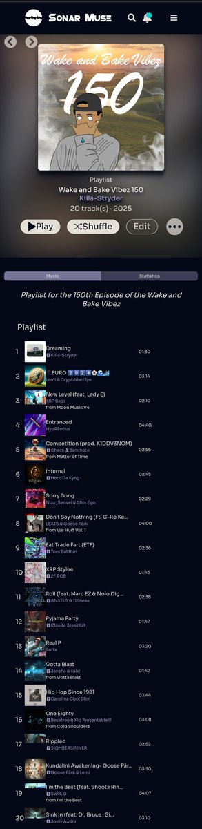 Kamikaze Monsutā (@killastryder) on Twitter photo This weeks episode consists of songs by
<a href="/2facebor/">2facerob</a>
<a href="/janshafn/">Jansha</a>
<a href="/XRPBags/">XRP Bags💰👨🏽🚀 BagMan</a> <a href="/LadyEnigma1111/">Lady E (CoacHazel) 🧚♀️💖🦂🇵🇭🇺🇲</a>
<a href="/BranchedOff/">BranchedOff</a>
<a href="/Mike30132/">Michael M.</a>
<a href="/CheckBanchero/">CHECK</a> <a href="/K1DDV3NOM/">K1DDV3N♢M (゠ナ煙)</a>
<a href="/XRPLemi/">Lemi 🌊</a>
<a href="/JoolzAudio/">Joolz</a>
<a href="/gooseparks/">🪿Goose Pärk 🪺</a>
<a href="/anXelsNFT/">ANXELS | #Believe</a> <a href="/k1ll3r_k/">Kill3r-K</a> <a href="/11SheaX/">SHΣA 💨</a>
<a href="/PalmWavy/">𝔓𝔞𝔩𝔪</a>
<a href="/Toni_B100/">ToniB</a>
<a href="/Nizo_Sensei/">Nizo_Sensei</a>
<a href="/claudesteezkat/">claude</a>
<a href="/SIGHB3RSINN3R/">ƧIGĦBER</a>
<a href="/SwilkG/">Swilk G</a>
+ More This weeks episode consists of songs by
<a href="/2facebor/">2facerob</a>
<a href="/janshafn/">Jansha</a>
<a href="/XRPBags/">XRP Bags💰👨🏽🚀 BagMan</a> <a href="/LadyEnigma1111/">Lady E (CoacHazel) 🧚♀️💖🦂🇵🇭🇺🇲</a>
<a href="/BranchedOff/">BranchedOff</a>
<a href="/Mike30132/">Michael M.</a>
<a href="/CheckBanchero/">CHECK</a> <a href="/K1DDV3NOM/">K1DDV3N♢M (゠ナ煙)</a>
<a href="/XRPLemi/">Lemi 🌊</a>
<a href="/JoolzAudio/">Joolz</a>
<a href="/gooseparks/">🪿Goose Pärk 🪺</a>
<a href="/anXelsNFT/">ANXELS | #Believe</a> <a href="/k1ll3r_k/">Kill3r-K</a> <a href="/11SheaX/">SHΣA 💨</a>
<a href="/PalmWavy/">𝔓𝔞𝔩𝔪</a>
<a href="/Toni_B100/">ToniB</a>
<a href="/Nizo_Sensei/">Nizo_Sensei</a>
<a href="/claudesteezkat/">claude</a>
<a href="/SIGHB3RSINN3R/">ƧIGĦBER</a>
<a href="/SwilkG/">Swilk G</a>
+ More