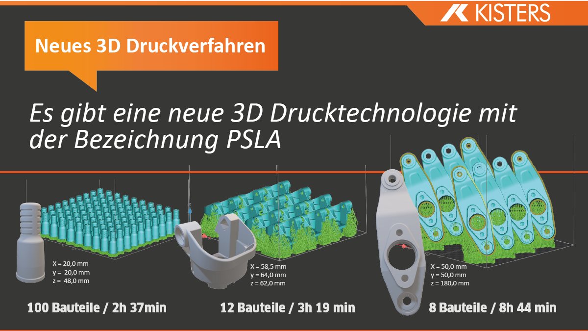 Es gibt ein neues 3D Druckverfahren mit der Bezeichnung PSLA, und wir glauben, dass alle Unternehmen, die bereits Funktionsbauteile, Betriebshilfsmittel und Serienteile selbst additiv fertigen, hier einmal genauer hinschauen sollten.
mailchi.mp/kisters.de/3ds…