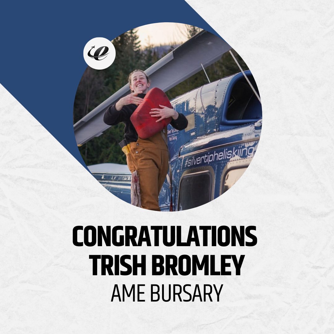 Congratulations to Trish Bromely, this year’s successful applicant for our Aircraft Maintenance Engineer Bursary. We wish her all the best in her future aviation journey and are proud to have been a part of it! ✈️

elevateaviation.ca/programs/bursa…