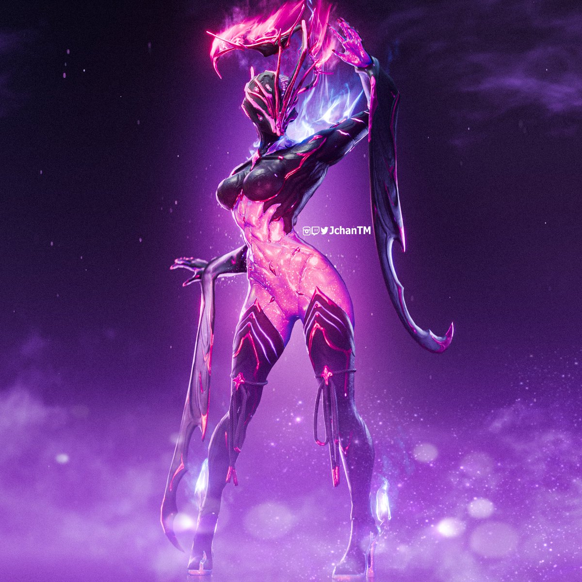 JchanTM_'s tweet photo. Weekly reminder that you can get a FREE render for your Destiny Guardian or Warframe via channel points ^^ https://t.co/UlxYEpoZFs