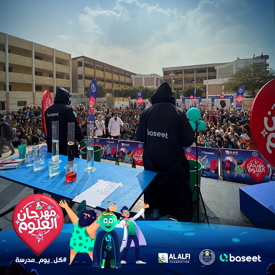 baseeteducation's tweet photo. For the second year in a row, The Science Festival continues the journey of inspiring public schools students in Egypt to explore #STEM fields and fueling their curiosity and creativity.
#TheScienceFestival #NewLearningJourney #Baseet https://t.co/ibgF9A1f7p