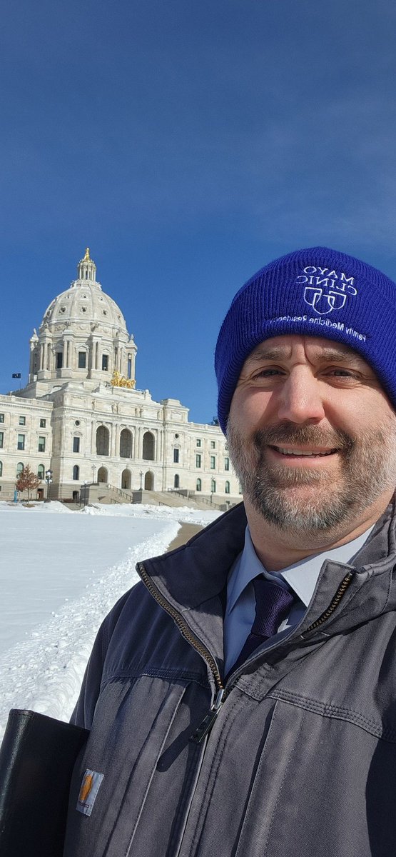 Bob Jeske (@bob_jeske) on Twitter photo Warms my ❤️ to advocate alongside my <a href="/FamMedMankato/">Mayo Family Medicine Residency - Mankato</a> colleagues during <a href="/MNFamilyDocs/">MNFamilyPhysicians</a> and <a href="/mnmed/">MnMedAssociation</a> Physicians Day at the Capitol on a frigid MN day.
#practicegoodhealth Warms my ❤️ to advocate alongside my <a href="/FamMedMankato/">Mayo Family Medicine Residency - Mankato</a> colleagues during <a href="/MNFamilyDocs/">MNFamilyPhysicians</a> and <a href="/mnmed/">MnMedAssociation</a> Physicians Day at the Capitol on a frigid MN day.
#practicegoodhealth