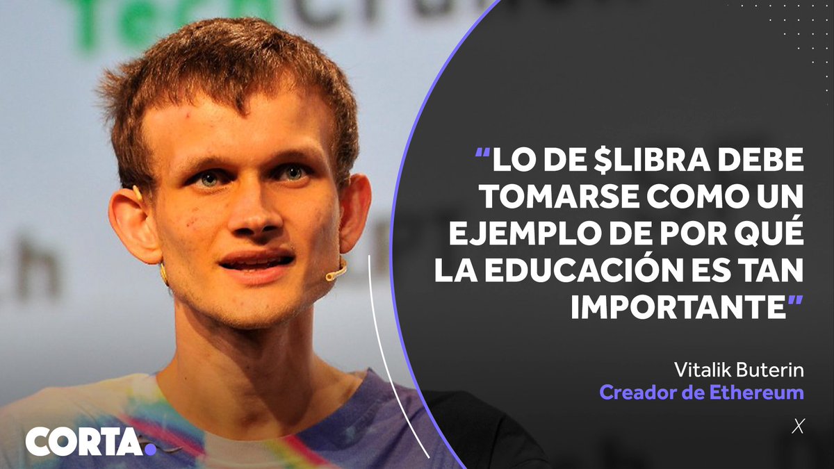 El reconocido programador y creador de Ethereum, Vitalik Buterin, opinó  sobre el escándalo de $LIBRA, destacó que 