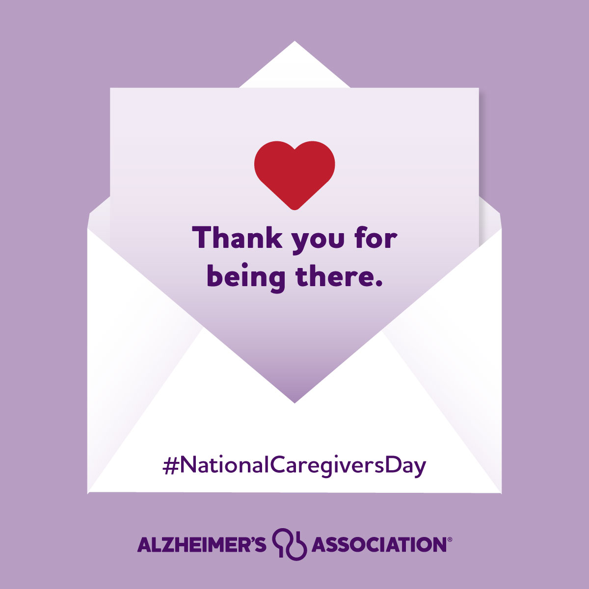 Alzheimer's Association (@alzassociation) on Twitter photo Share to thank a caregiver in your life in honor of #NationalCaregiversDay. Share to thank a caregiver in your life in honor of #NationalCaregiversDay.