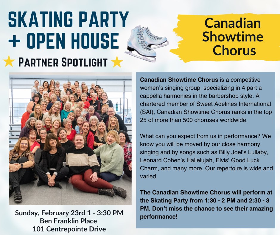 Join boom at the Third Annual College Ward Family Skating Party this Sunday, February 23rd between 1pm and 3:30pm at Ben Franklin Place! I plan on being there, skating with my son Max! <a href="/dylanblackradio/">Dylan Black</a> <a href="/laine_johnson1/">Laine Johnson</a> <a href="/CDNSHOWTIME/">Canadian Showtime Chorus (Ottawa)</a> #Ottawa