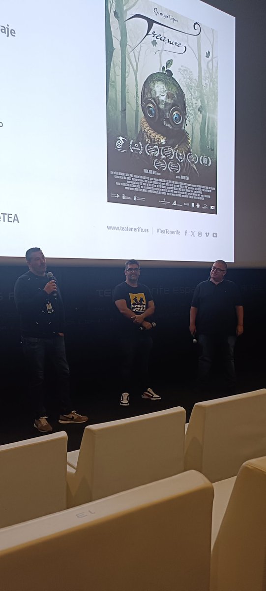 Hoy "Treasure" en el #CineTEA
Con #AnataelPerez y #RumenJusto
<a href="/CabildoTenerife/">Cabildo de Tenerife</a>