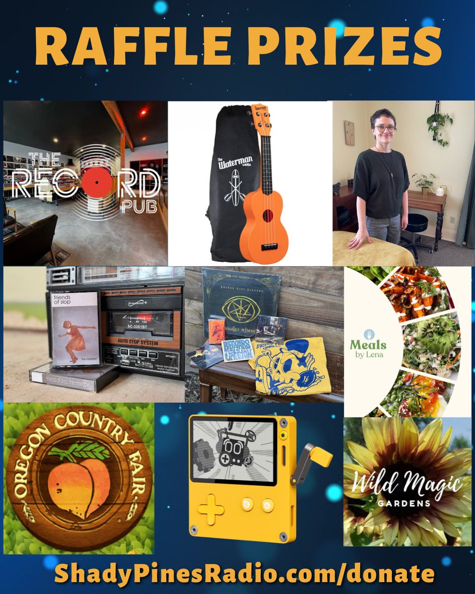 Here are some of the prizes you could win!! Only $10 gets you entered into the raffle! 3 Days left! #supportlocal #nonprofit #communityradio