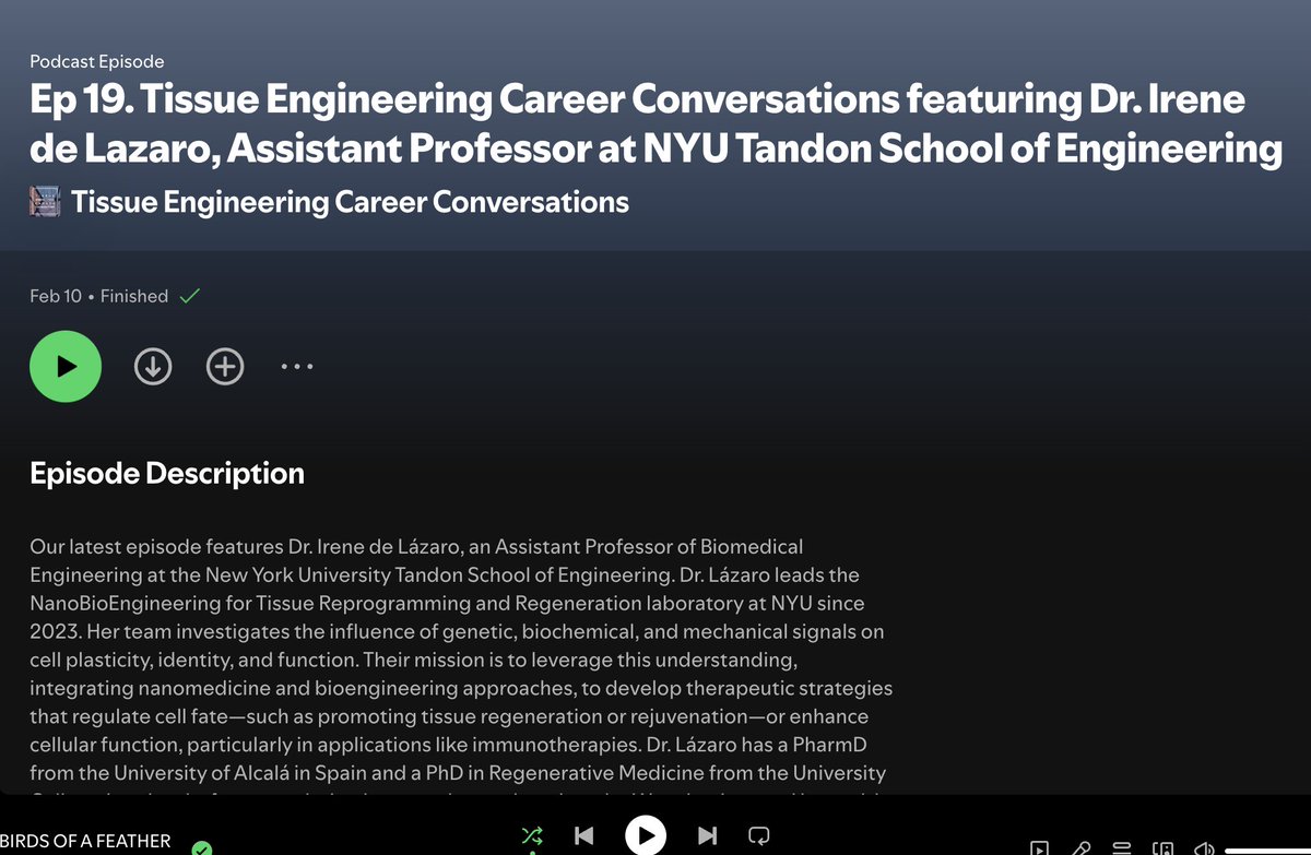 GVNlab's tweet photo. "Career Conversations" follows a unique group of speakers through the different career options available to early career #bioengineers!   Episodes can be found on our website https://t.co/5xNiBlHfTg or

https://t.co/sajV1Tq8Vw

@Spotify/ @AppleMusic: https://t.co/g7VbWkJ2zg