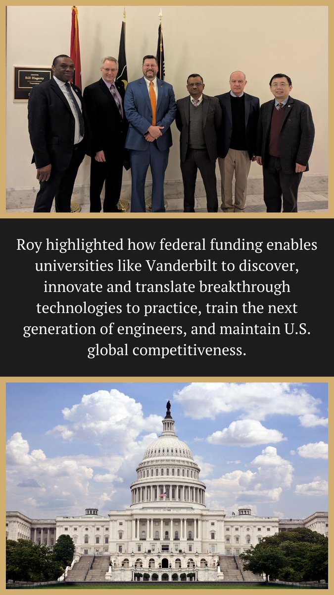 VU Engineering (@vuengineering) on Twitter photo #VUSENews 📰 Dean Krish Roy (<a href="/KrishRoyLab/">Krishnendu Roy</a>) champions federal support for engineering on Capitol Hill. Read more: ow.ly/nQvo50V3IJW #VUSENews 📰 Dean Krish Roy (<a href="/KrishRoyLab/">Krishnendu Roy</a>) champions federal support for engineering on Capitol Hill. Read more: ow.ly/nQvo50V3IJW