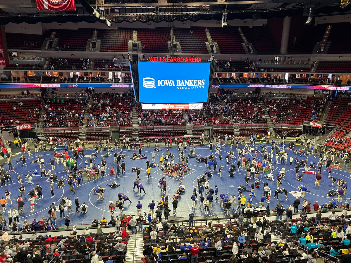 Day 2 of the IHSAA State Wrestling Tournament

1A Quarterfinals begin at 1:30
2A Quarterfinals begin at 6:30 

<a href="/DaveAnderson23/">Dave Anderson</a> and I will have all the action

Radio-94.9 FM/99.1 FM/1240 AM
Web player.listenlive.co/34501