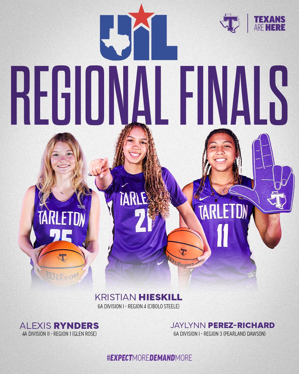 Our signees have 𝐮𝐧𝐟𝐢𝐧𝐢𝐬𝐡𝐞𝐝 𝐛𝐮𝐬𝐢𝐧𝐞𝐬𝐬 before coming to Stephenville! 😤

Good luck to Alexis, Kristian and Jaylnn in the <a href="/uiltexas/">Texas UIL</a> Regional Finals! 👊