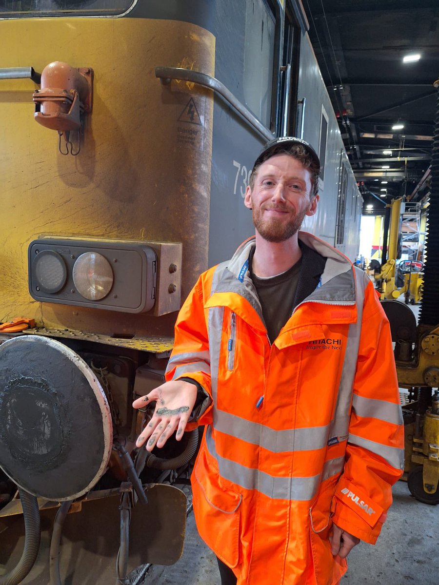 Chris Murray MP (@chrismurraymp) on Twitter photo Fantastic to visit <a href="/railindustrySCO/">RIA Scotland</a> Craigentinny Train Depot to learn about their fantastic work servicing the East Coast Mainline trains.
I was like a kid with a train set! (Note to self: watch the grease on the <a href="/CalSleeper/">Caledonian Sleeper</a>!) Fantastic to visit <a href="/railindustrySCO/">RIA Scotland</a> Craigentinny Train Depot to learn about their fantastic work servicing the East Coast Mainline trains.
I was like a kid with a train set! (Note to self: watch the grease on the <a href="/CalSleeper/">Caledonian Sleeper</a>!)