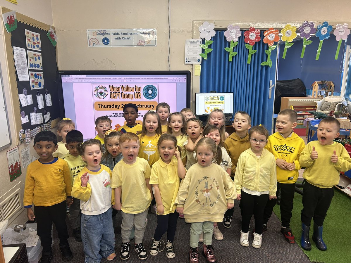 Nursery and Reception had lots of fun supporting HCPT 💛 <a href="/hcptgroup102/">hcptgroup102</a>