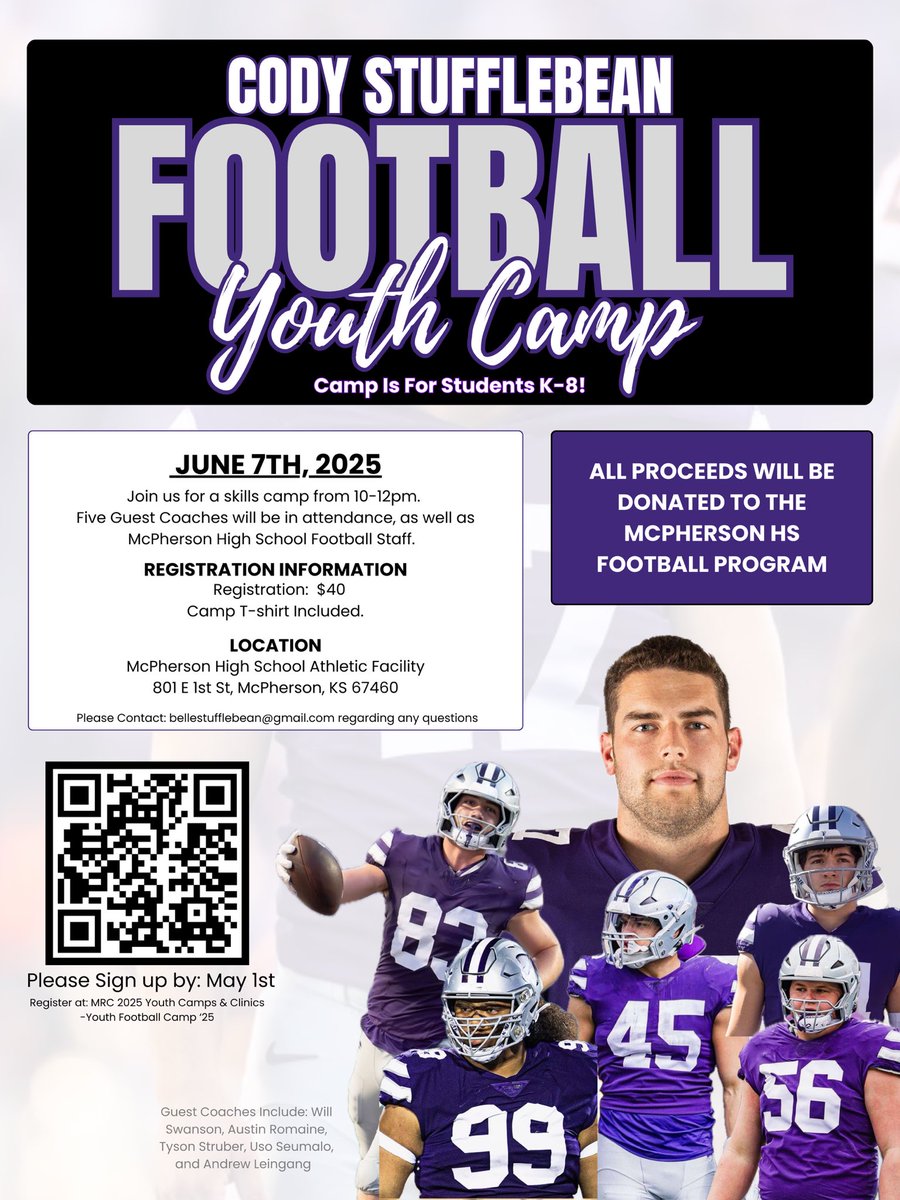 Please come out and help us support McPherson High School! 
Register here: ymca-mrc.activityreg.com/selectactivity…