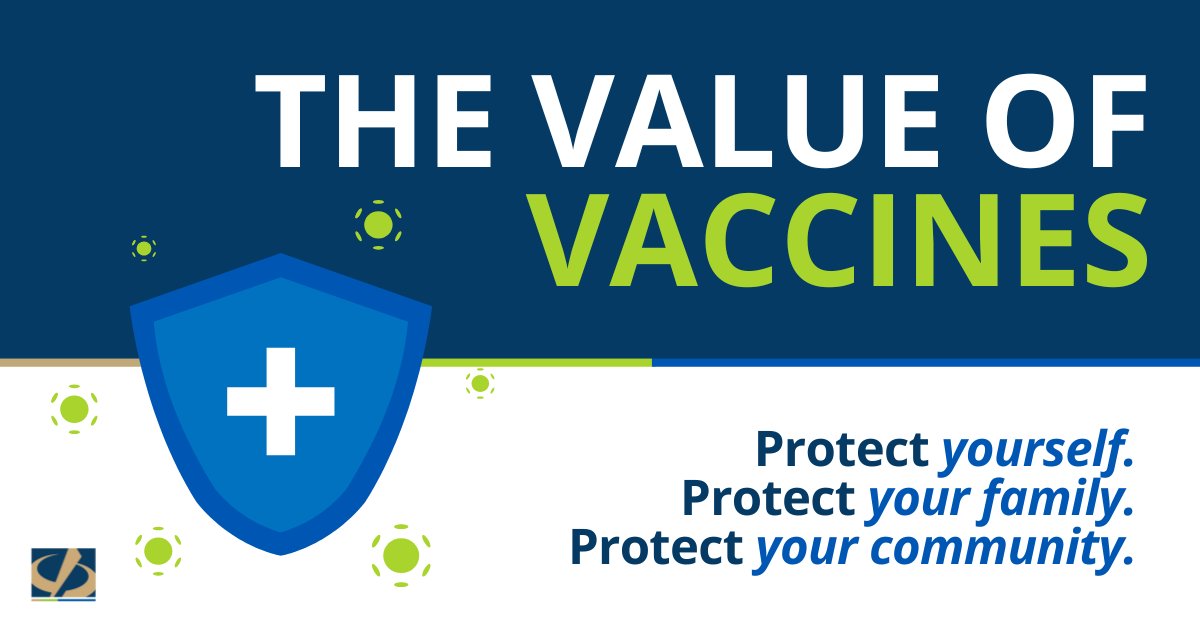 Cold weather means more time indoors, making it easier for germs to spread. 🦠 Stay one step ahead and protect yourself, your family, and your community by getting vaccinated.

Want to learn more about the benefits of #vaccines? Download our flyer today: bit.ly/3ET4m98