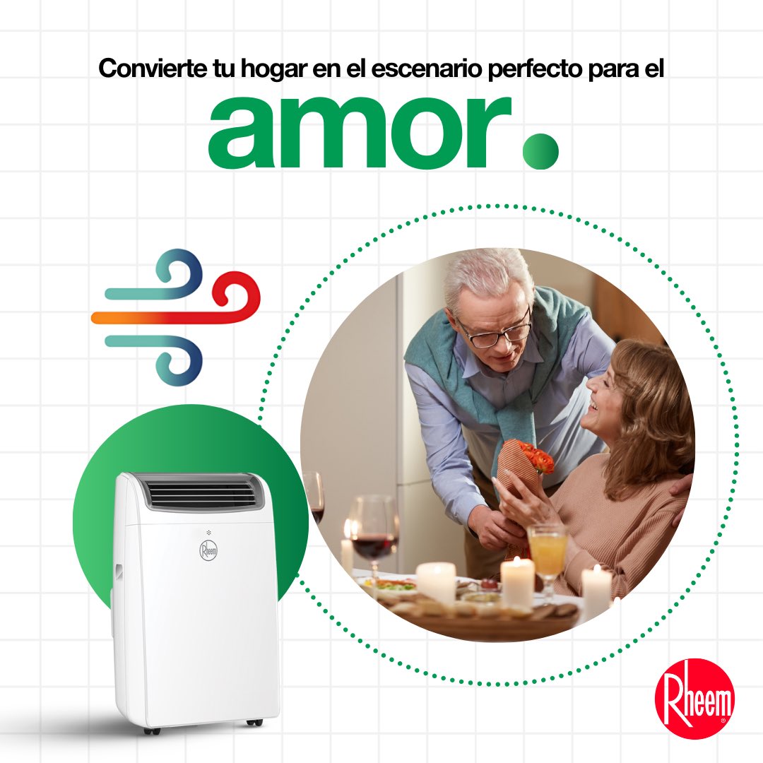 Cena romántica, luces cálidas y el ambiente perfecto... ¿qué más necesitas? 🕯️✨
Haz que tu hogar sea el lugar más romántico este invierno. 💕

¡Tu comodidad es nuestra prioridad!

#rheem #aireacondicionado #rheemmexico