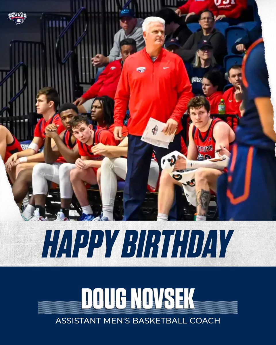 USI Basketball (@usi_basketball) on Twitter photo Please join us in wishing Assistant Men's Basketball Coach <a href="/novsek/">doug novsek</a> a HAPPY BIRTHDAY! Please join us in wishing Assistant Men's Basketball Coach <a href="/novsek/">doug novsek</a> a HAPPY BIRTHDAY!
