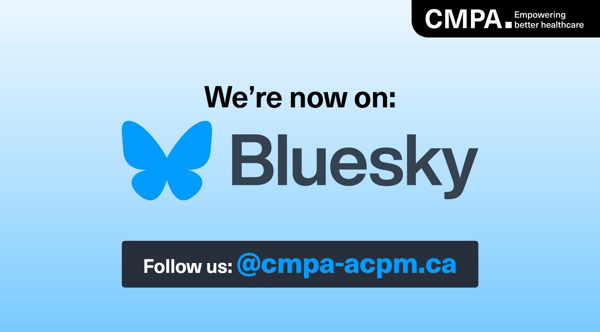 ICYMI: We’re excited to announce that we’re now on Bluesky!

To our:
🔶CMPA members
🔶#cdnhealth stakeholders
🔶#MedTwitter &amp; #cdnhealth communities

We invite you to follow us on Bluesky: bsky.app/profile/cmpa-a…