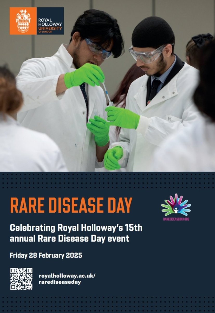 Rafael J. Yáñez-Muñoz (@rjyanezmunoz) on Twitter photo The annual #RareDiseaseDay event <a href="/RoyalHolloway/">Royal Holloway</a> <a href="/RHULBioSci/">RHUL Biology</a> will be 28 Feb, including lectures, partner exhibition, hands on activities & speed-dating: royalholloway.ac.uk/rdd. It's our 15th consecutive year! With many thanks to staff, postgrad & undergrad students & partners The annual #RareDiseaseDay event <a href="/RoyalHolloway/">Royal Holloway</a> <a href="/RHULBioSci/">RHUL Biology</a> will be 28 Feb, including lectures, partner exhibition, hands on activities & speed-dating: royalholloway.ac.uk/rdd. It's our 15th consecutive year! With many thanks to staff, postgrad & undergrad students & partners