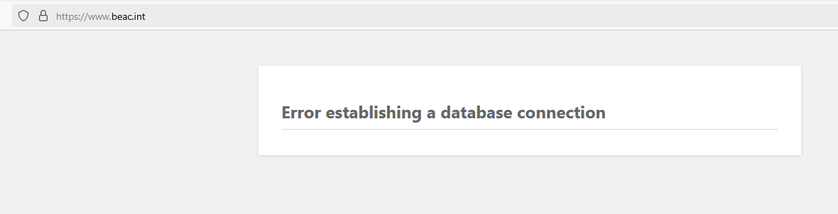🚨🔴CYBERALERT, 🇨🇲CAMEROUN🔴|💥Le site officiel de la Banque Centrale Africaine (BEAC) attaqué par "Dark Storm Team"

Depuis 2h, le site de la Banque Centrale Africaine est hors service.

En cause, le groupe cybercriminel, Dark Storm Team qui a mené une cyberattaque contre