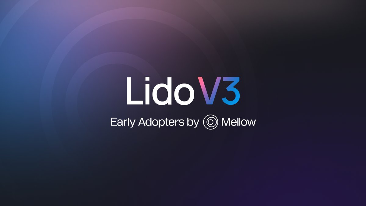 mellowprotocol's tweet image. Introducing Lido V3 pre-deposit vaults on Mellow.

Node Operators can participate in the @LidoFinance stVaults Early Access using Mellow infrastucture even before Lido V3 is launched.