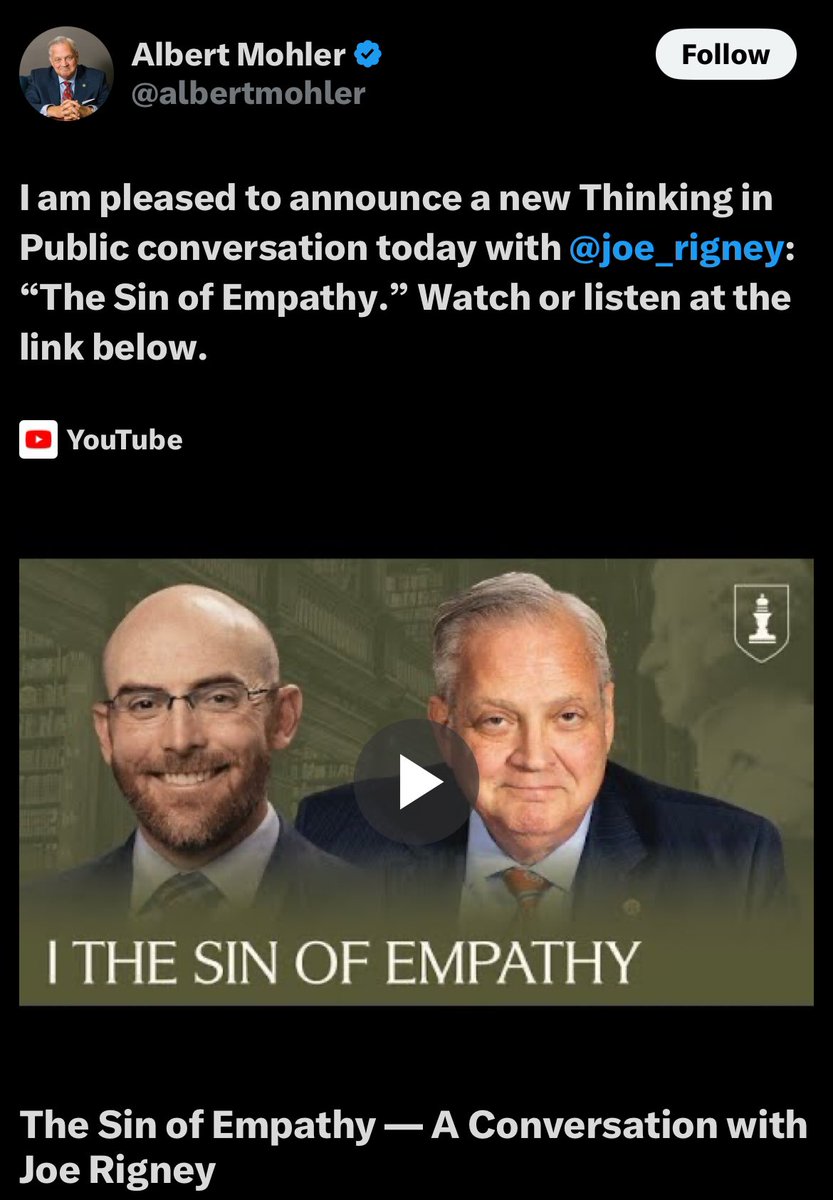 Farewell, <a href="/albertmohler/">Albert Mohler</a>