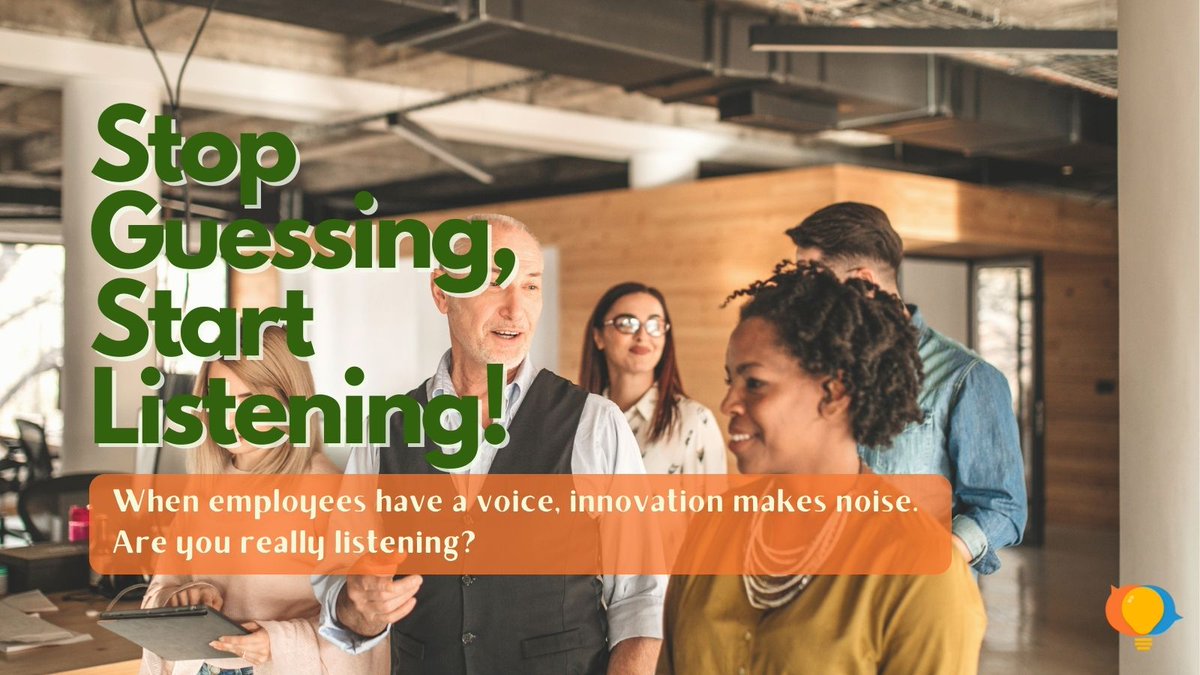 InnovationMind1's tweet photo. Want to boost innovation and engagement? Give your employees a seat at the decision-making table—no, not the kiddie table. When voices are heard, ideas flourish, and businesses thrive!

Check out how to make it happen: https://t.co/Xgsi4MTEz2

#EmployeeEngagement #VoiceMatters https://t.co/lZXS0avX9S