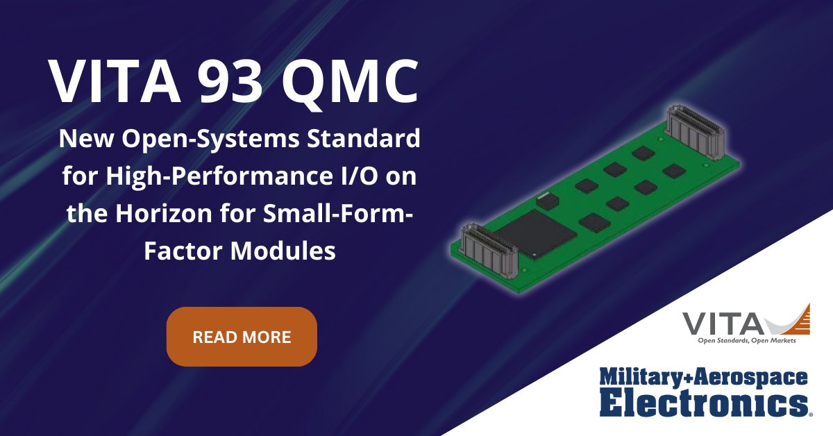 VITAStandards's tweet image. Key members of the VITA 93 QMC working group gave an update to Embedded Tech Trends attendees last month on the benefits and status of the new standard. Learn more in this article from @MilAero.
militaryaerospace.com/computers/arti…
#QMC #SFF #EmbeddedTechTrends
