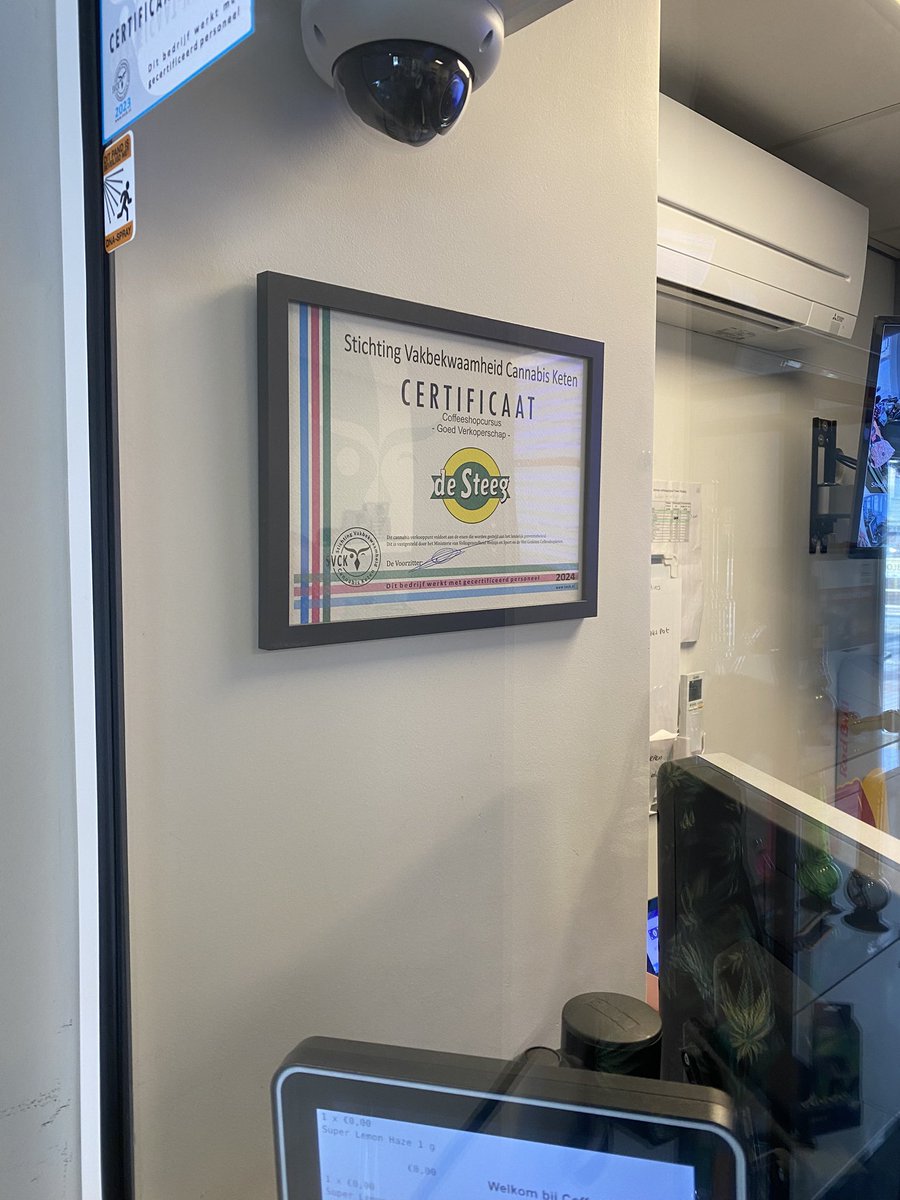Dit bedrijf werkt met gecertificeerd personeel. Gefeliciteerd!!🙌🏼 🎉👏🏼💚🍀 Coffeeshop De Steeg in Woerden.  @desteegwoerden 
svck.nl