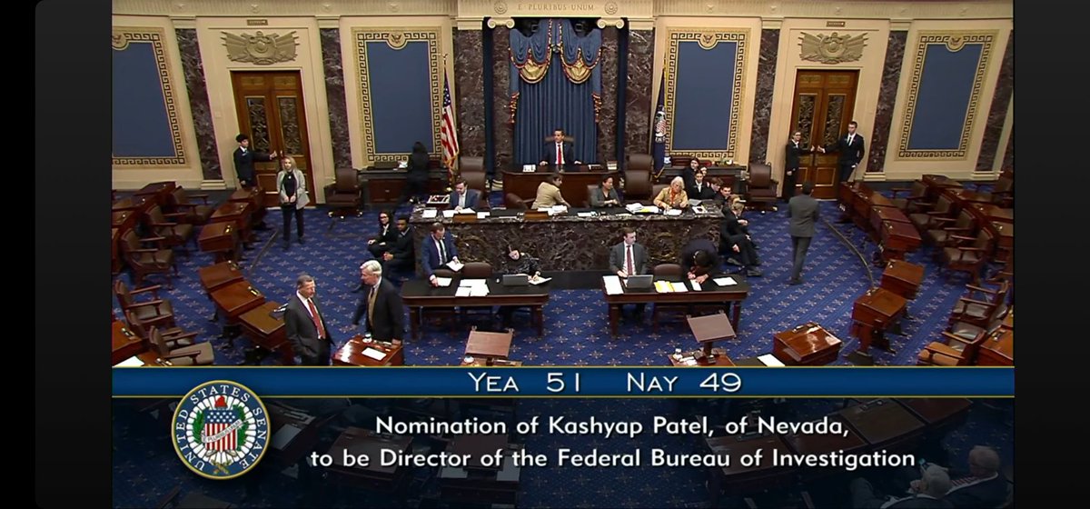 Change is coming. Positive change. Democrats are scared to death. Congratulations <a href="/Kash_Patel/">Kash Patel</a>