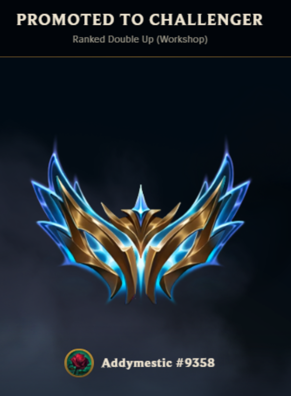 Got master in Rivals 2 and chall in TFT 2v2s (mickey mode) :D