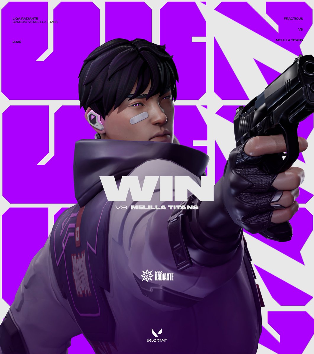 FracUpdates's tweet image. Al final @shaimonval no uso Sova, pero nuestra squad pudo sacar una victoria que vale oro 🥇

¡GG @MelillaTitans! 🙃