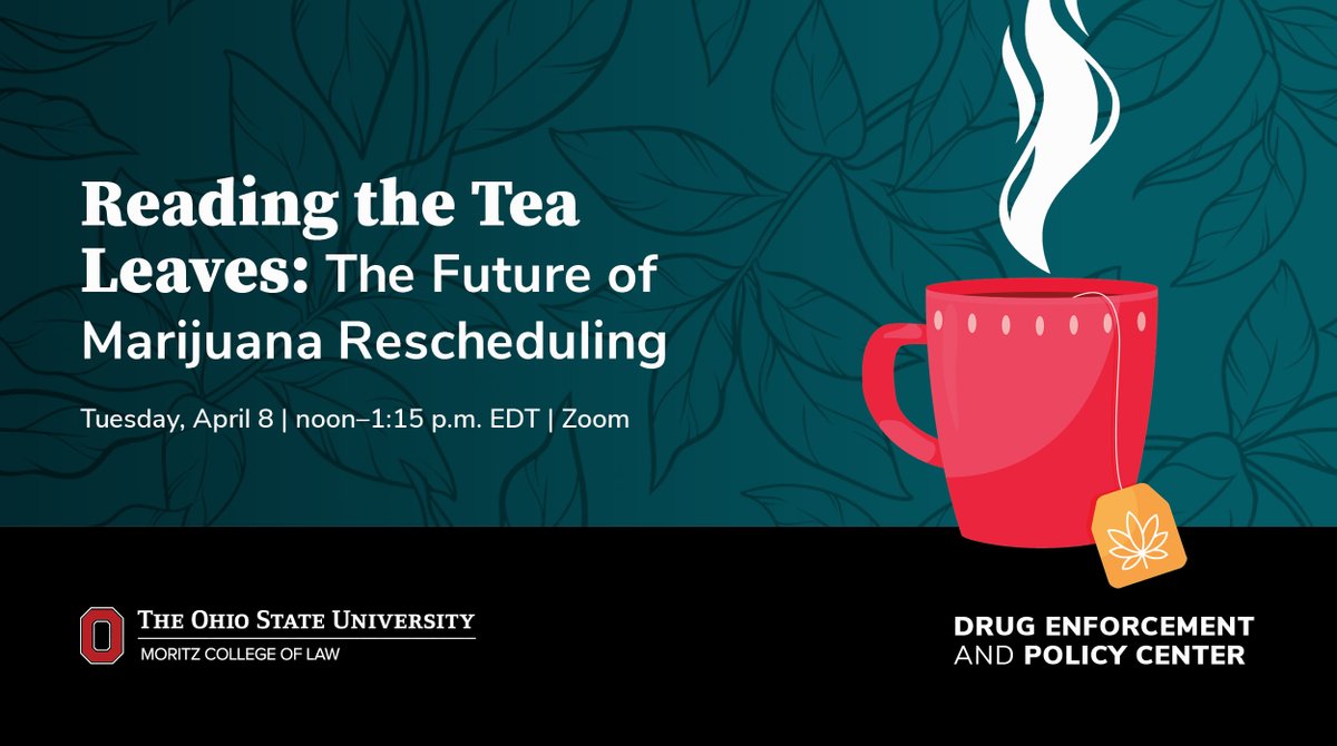 Join DEPC <a href="/OhioStateLaw/">The Ohio State University Moritz College of Law</a> on April 8 for a virtual discussion on the federal #marijuana #rescheduling process, expectations for the upcoming hearing, and how marijuana policy may change under the Trump administration.

Learn more and register: bit.ly/4k7ISWk
