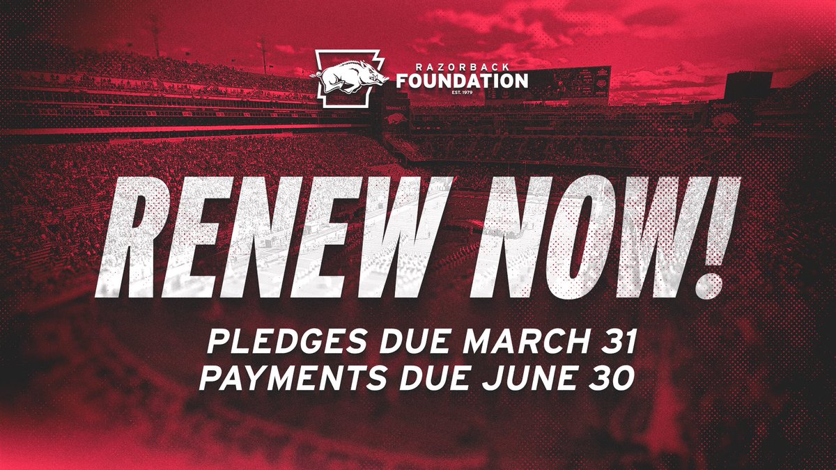 keyshawn blackstock (@keyshawnblacks5) on Twitter photo Hog Fans, don’t forget to renew your @RazorbackFoundation Annual Fund Pledge! Deadline is March 31! <a href="/ArkansasEdgeNIL/">Arkansas Edge</a> Hog Fans, don’t forget to renew your @RazorbackFoundation Annual Fund Pledge! Deadline is March 31! <a href="/ArkansasEdgeNIL/">Arkansas Edge</a>
