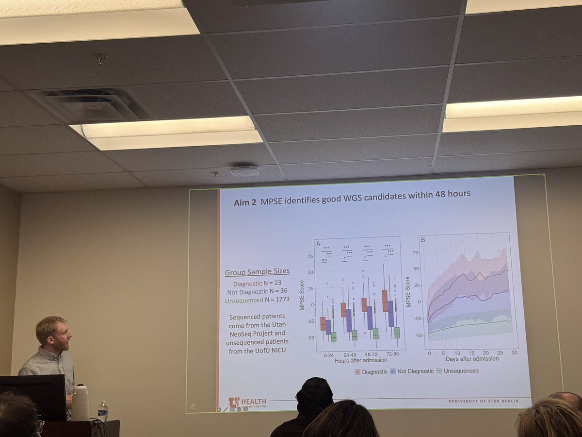 Yves Lussier (@lussiery) on Twitter photo Bennett Peterson, PhD candidate <a href="/uudbmi/">Biomedical Informatics</a> (Yandell Lab) thesis defense: Mendelian Phenotype Search Engine for deciding #CDS to #DNA sequence newborns at risk of #Mendelian #diseases. MPSE undergoing a multimillion-$, multicenter #Clinical trial in Neonatal #ICU <a href="/karen_eilbeck/">Karen Eilbeck</a> Bennett Peterson, PhD candidate <a href="/uudbmi/">Biomedical Informatics</a> (Yandell Lab) thesis defense: Mendelian Phenotype Search Engine for deciding #CDS to #DNA sequence newborns at risk of #Mendelian #diseases. MPSE undergoing a multimillion-$, multicenter #Clinical trial in Neonatal #ICU <a href="/karen_eilbeck/">Karen Eilbeck</a>