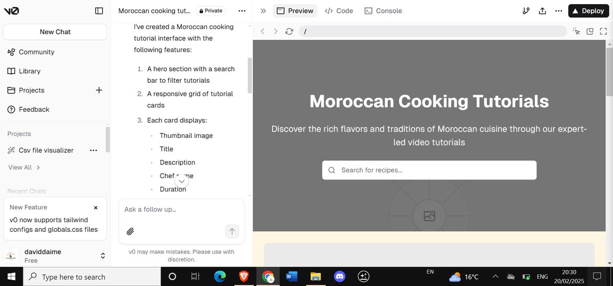 AbderrafiaAbde1's tweet photo. Second Week of the AI Starter Kit with ALX:
Today, I’m building an app using https://t.co/A9AaWxTwYy—a powerful tool that turns wireframes into code in no time!
#AIStarterKit #ALX #v0Dev #WireframeToCode #Innovation #Productivity https://t.co/DpRjKgr9lz