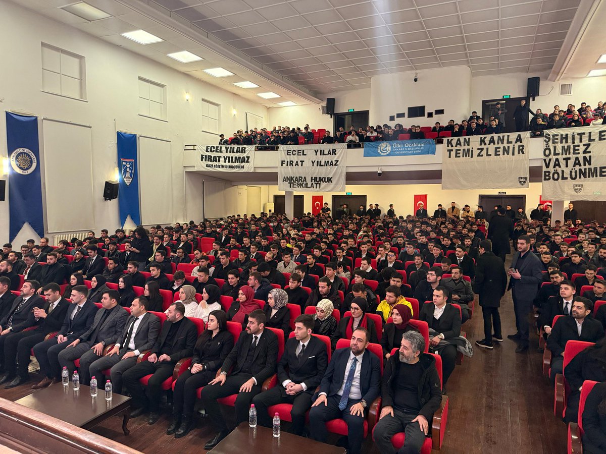 Ülkü Ocakları Ankara İl Başkanlığı Üniversite Birimimiz tarafından gerçekleştirilen, Fırat Yılmaz Çakıroğlu anma programımızı gerçekleştirdik.