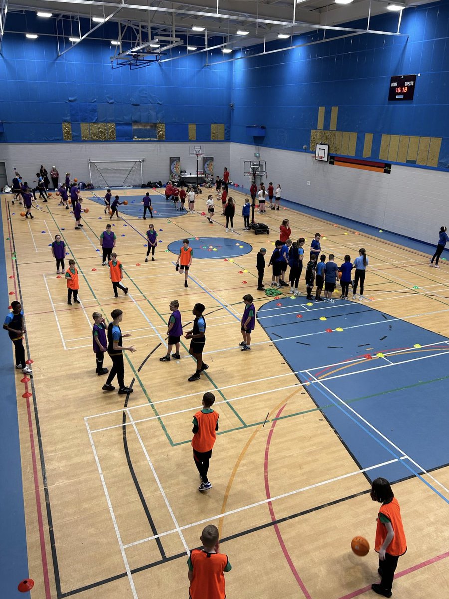 Great final Primary School Basketball event today at Abertillery Sports Centre! 🏀 Pupils participated in a variety of basketball activities and small sided games throughout the day, ran expertly by the <a href="/ALC3to16/">Abertillery Learning Community</a> leaders! Thank you <a href="/BasketballWales/">Basketball Wales | Pêl-Fasged Cymru</a> for your continued support 🙌🏻