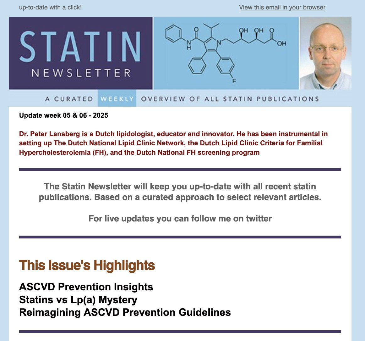 Statin Literature Update week 05 &amp; 06 - 2025 - mailchi.mp/9666b69ef32e/s…
