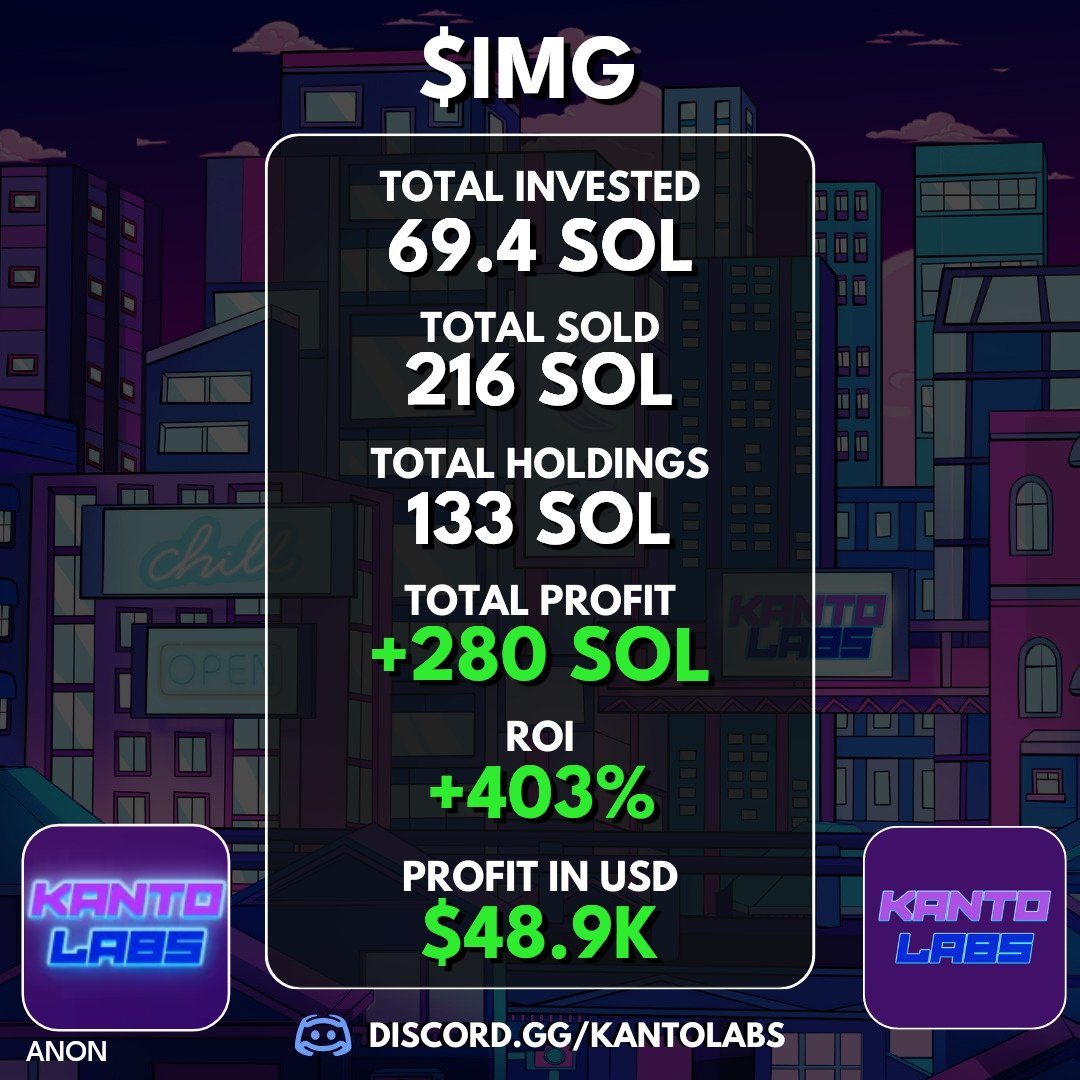 Infinite Money Glitch ( $IMG ): $1.3 million &gt; $45 million 

one of our top members is up almost $50,000 in one day on this trade

big shoutout to <a href="/rizihd1/">riz</a> for finding this EARLY