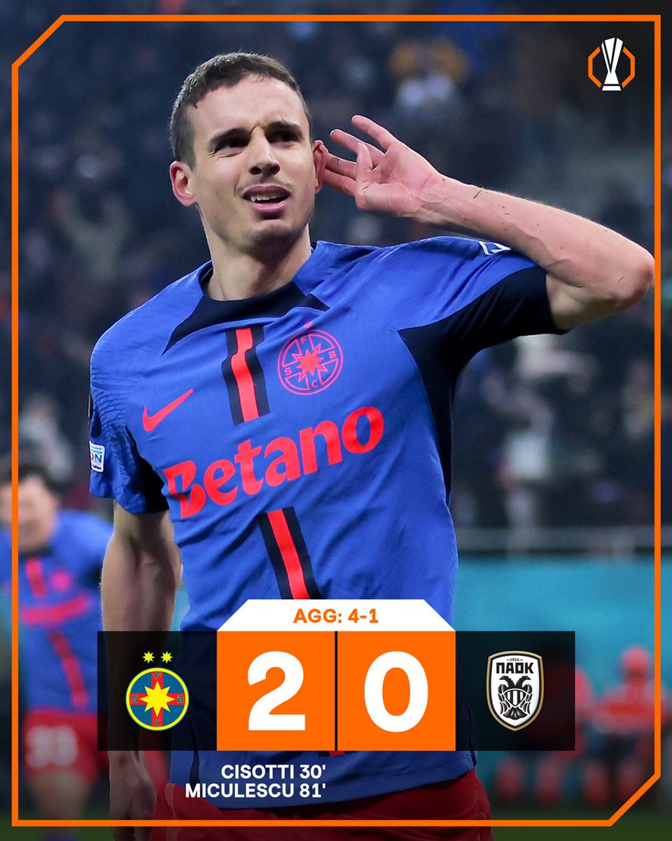 FCSB book their spot in tomorrow's #UELdraw 🤩

#UEL