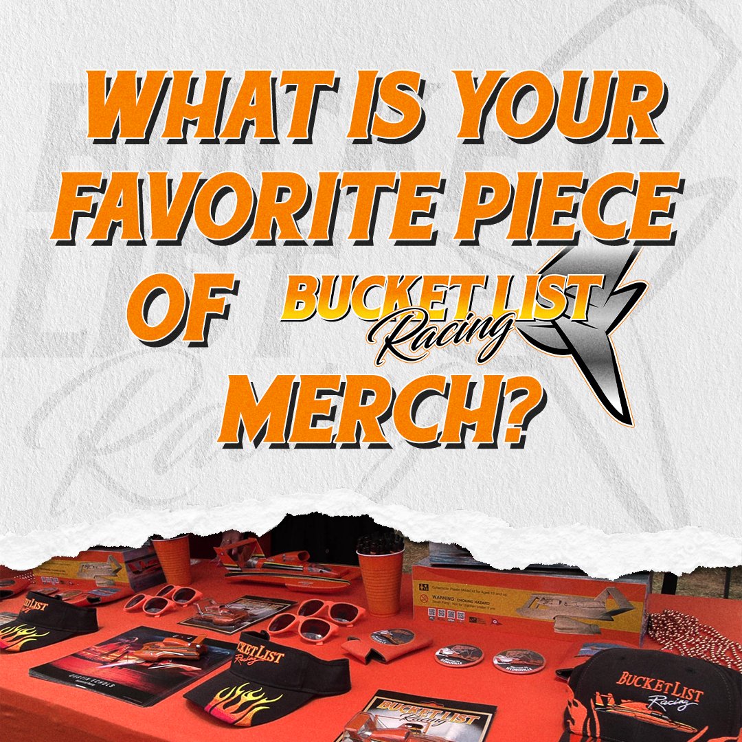 BucketListHydro's tweet image. Let us know what your favorite piece of merch is!
There are still plenty of items in the BLR team store at:
🏁bucket-list-racing.square.site
#BucketListRacing