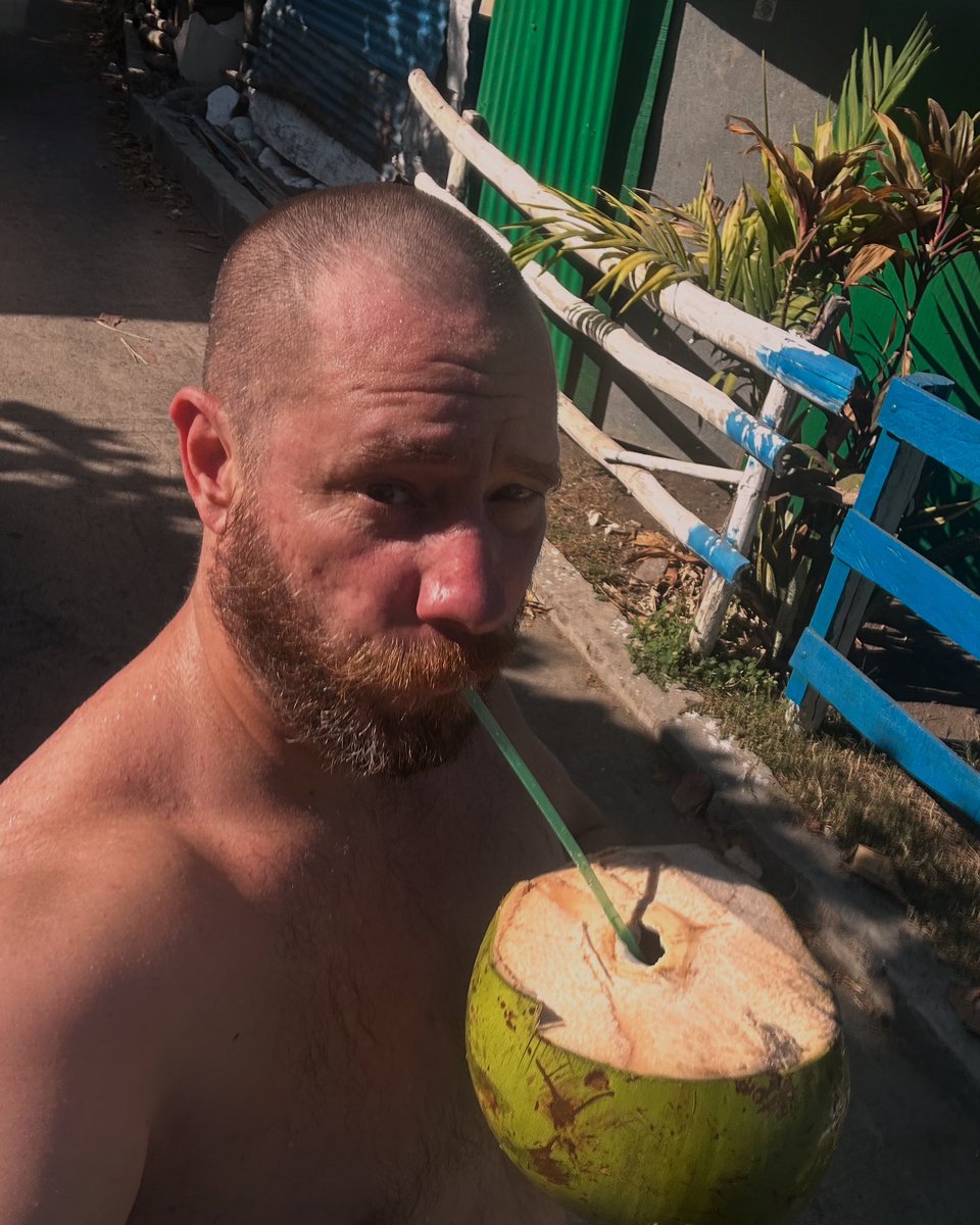 Sir_Benjamin_S's tweet photo. Another day, another coconut..
.
.
.
#ElSalvador #surfcity #supercoco #k59 #ocean #paradise #beach #sunshine #handsomeasfuck https://t.co/wTptObggB3
