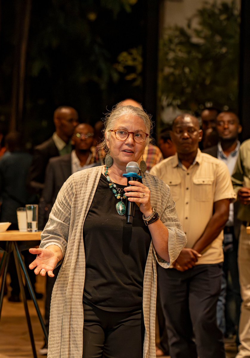 AnnaWilsonFCDO's tweet photo. Trees endure, witnessing generations come and go. Wonderful launch of Rwanda’s Legacy Tree Project tonight — because protecting trees is protecting our future. 🌱🌍

Now to find a good spot for this Cordia Africana sapling and leave our own small mark. #LegacyTreeProject https://t.co/v3TGpj0jHY