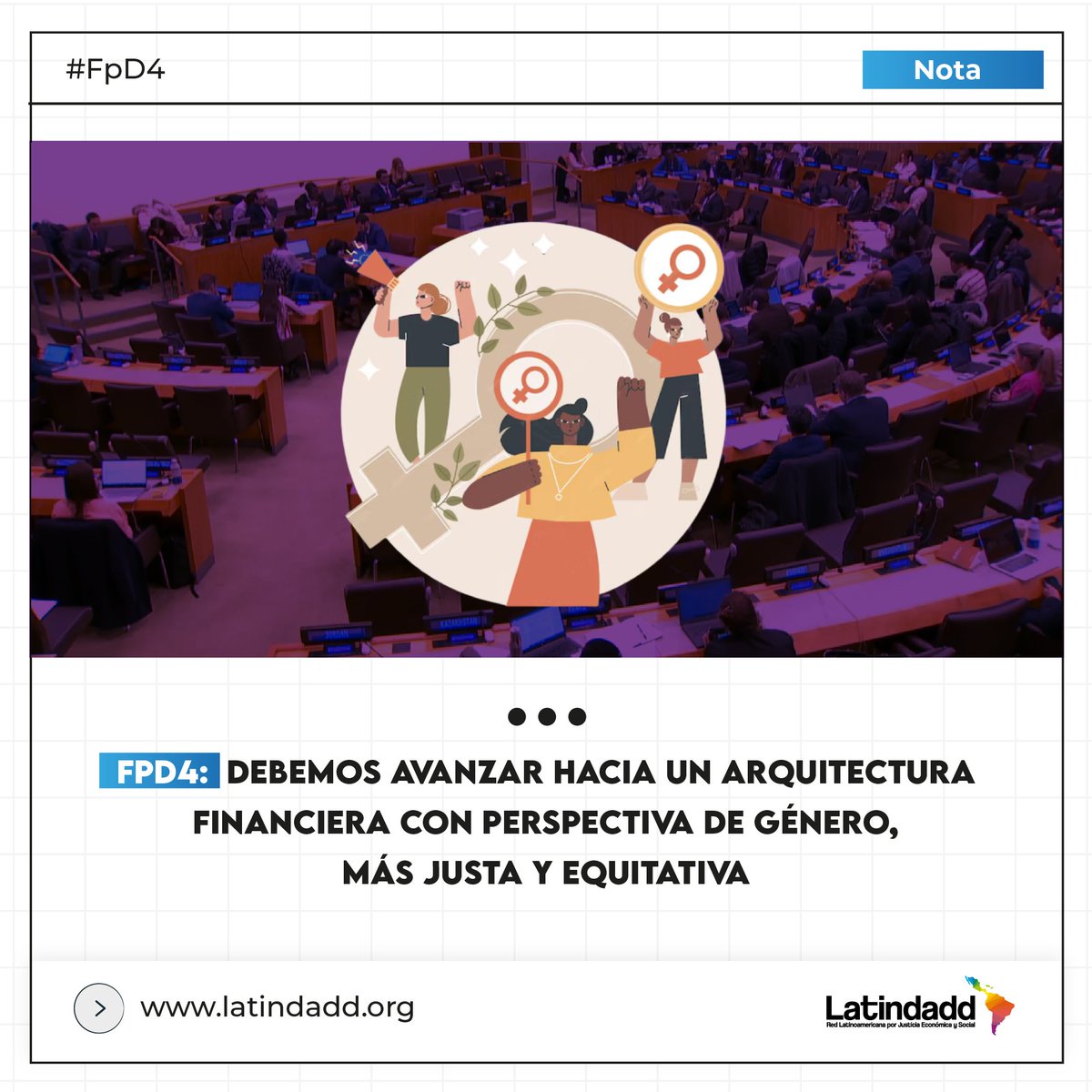 latindadd's tweet photo. 👉Lee nuestra nota: https://t.co/2cvjaZN9j0
🟣La #FpD4 debe ser un espacio para transformar el sistema financiero global y romper con las estructuras coloniales y patriarcales que perpetúan desigualdades. Especialistas alzan la voz sobre la urgencia de reformas estructurales para garantizar justicia económica y social.