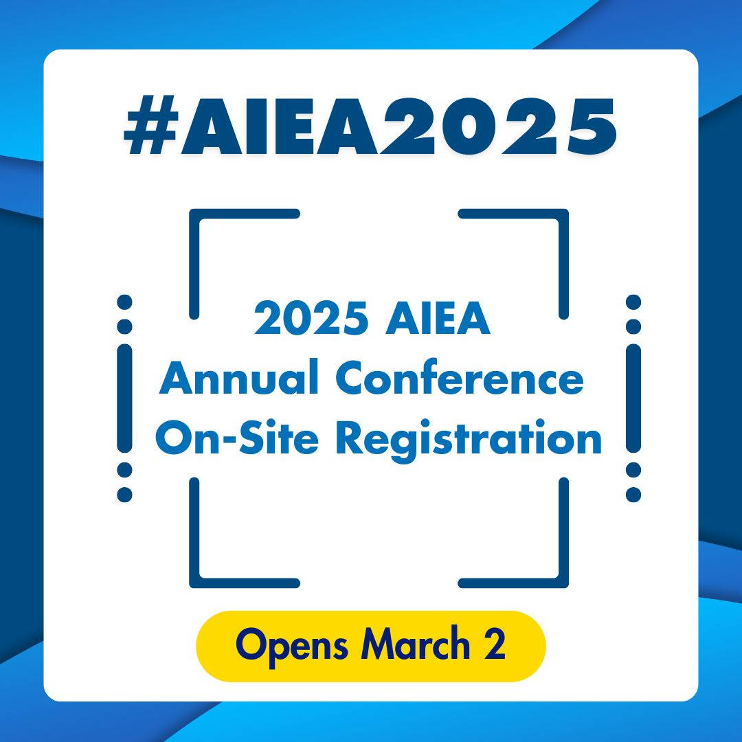 Missed the online registration deadline? Register for #AIEA2025 in person! 
On-site registration begins Sunday, March 2.