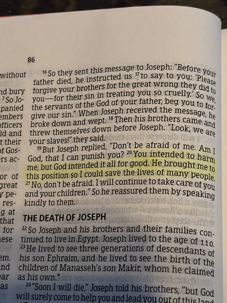 Genesis 50 19-21 
The forgiveness of joseph to his brothers is profound.

Forgiving others for their wrong doings toward you is not only taught by our lord and saviour Jesus but by God himself in the very first book of The holy scripture.

The Bible is good But GOD is GREAT