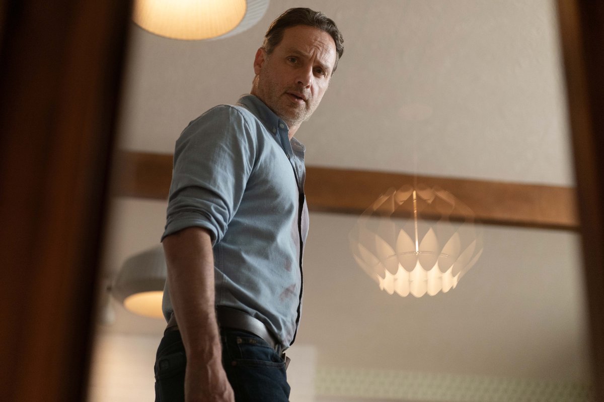 ITV's tweet photo. Andrew Lincoln stars in 'Cold Water', a new thriller coming to ITV this autumn. 

John (played by Lincoln) moves his family to Coldwater for a fresh start, but dark secrets lurk beneath the surface. What will they uncover?  
#ColdWater #ITV https://t.co/oWrZAdHhrm