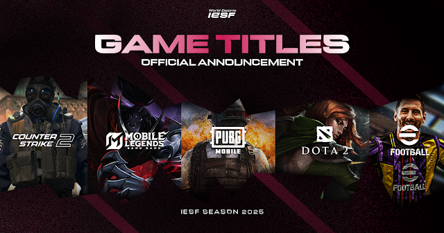 mindsportssa's tweet photo. Official Game Titles for 2025 IESF WEC25
https://t.co/xYoQVhBEq4
#esportsza #esportssa #esportsafrica #saesports #sagamer #africanesports #WEC25 #AEC25 #IESF https://t.co/WzZ3DiF626