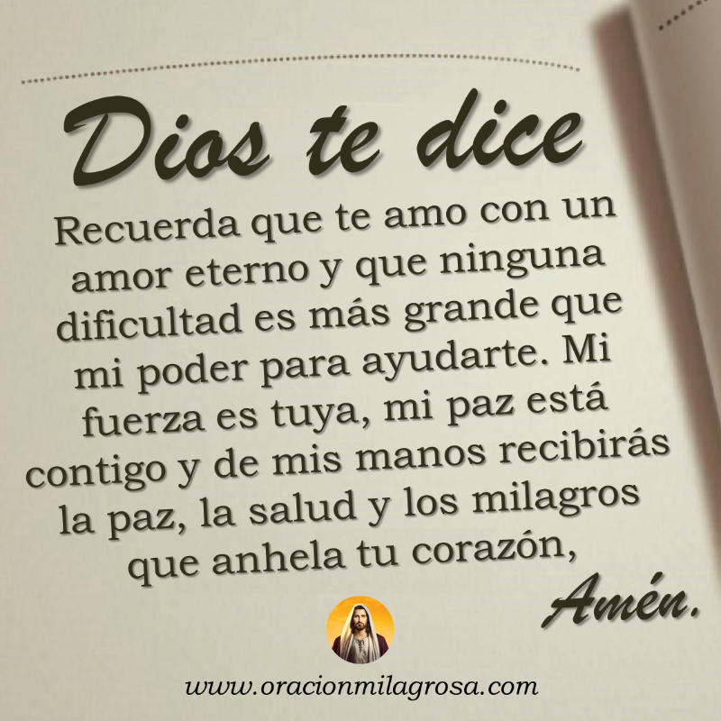 oracion_milagro's tweet photo. DIOS TIENE UN MENSAJE PARA TU VIDA: Hoy Dios quiere entregarte un mensaje para recordarte que está orgulloso de ser tu Padre Celestial y que siempre puedes contar con su amor eterno, infinito e incondicional, ¿aceptas este mensaje?

Recibe este mensaje en: https://t.co/rlBhmoLJec